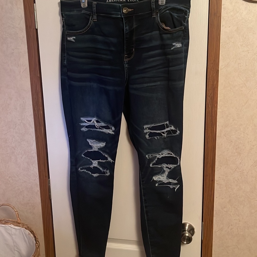 NWOT American eagle next level stretch hi rise jeggings 16r